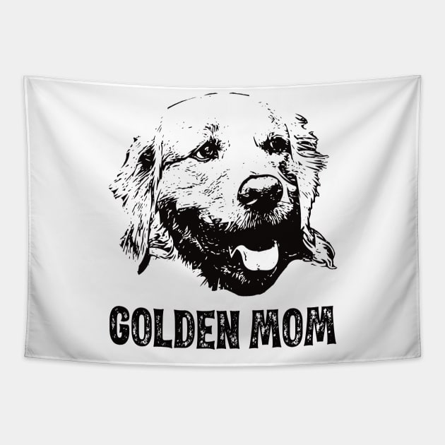 Golden Mom - Golden Retriever Mom Tapestry by DoggyStyles