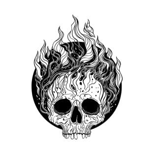 Skull on Fire T-Shirt