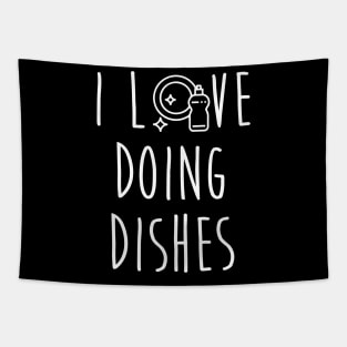 Dishwasher Housekeeper S I Love Doing Dishes Tapestry