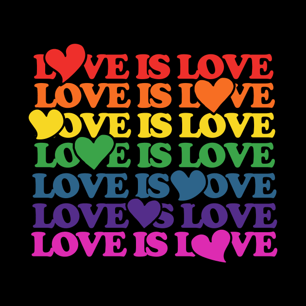 Love is Love Rainbow by bubbsnugg