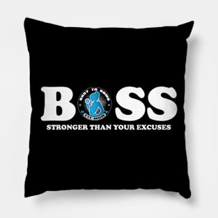 Busy to Bomb logo Pillow