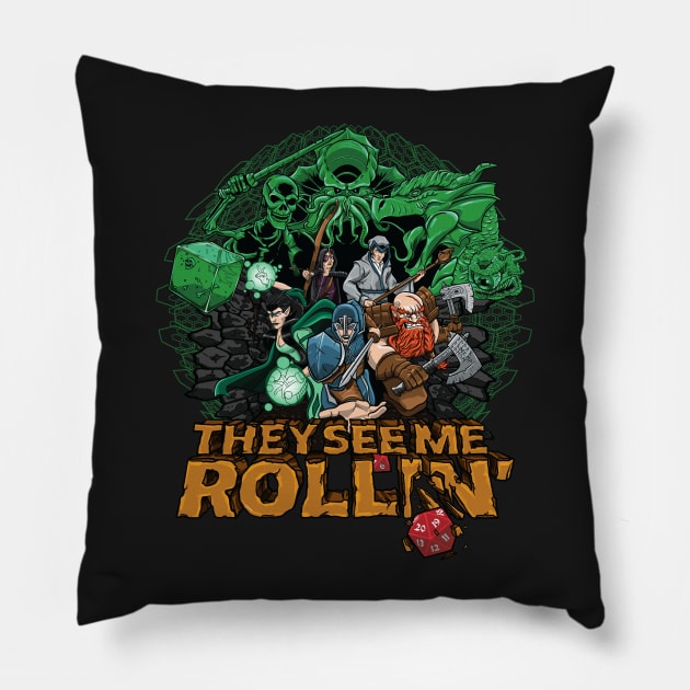 See me Rollin' Pillow by shumaza