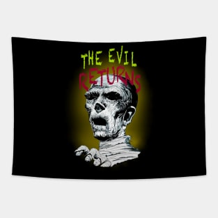 Comic Horror for halloween The Evil Returns Tapestry