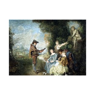 Antoine Watteau The Love Lesson T-Shirt