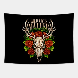 Wild Lives Matter, Deer skull Tapestry