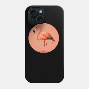 Pink Flamingo Artwork, Love Flamingos Phone Case