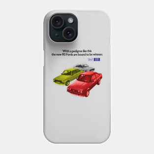 FORD ESCORT RS RANGE - advert Phone Case