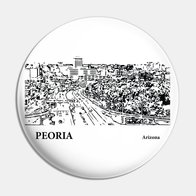 Peoria - Arizona Pin by Lakeric
