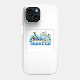 Pete the part-time pirate - ships Phone Case