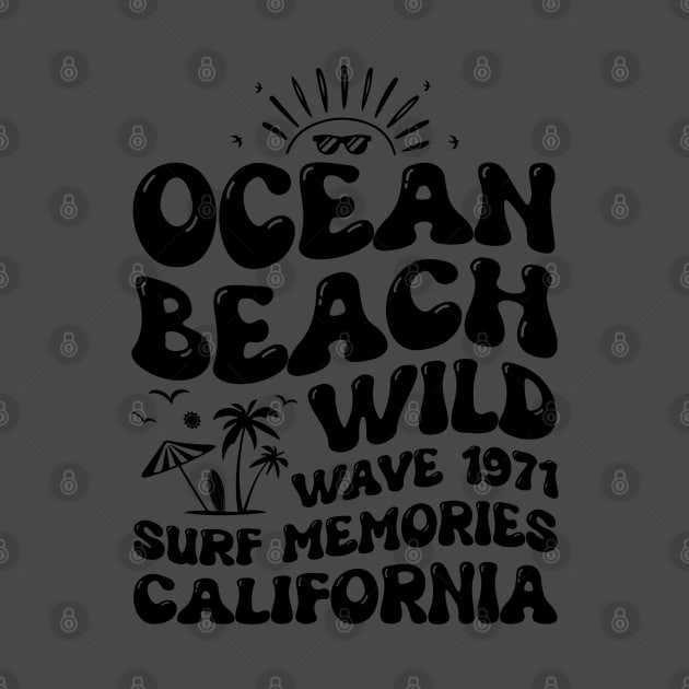 Ocean Beach Wild Wave 1971 Surf Memories California by busines_night