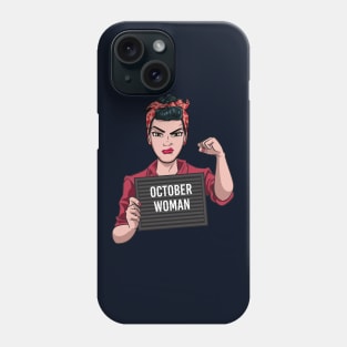 October Woman Phone Case