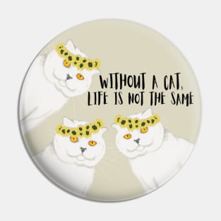 Without a cat, life is not the same. Pin