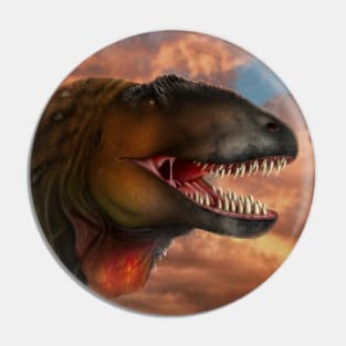 Carcharodontosaurus saharicus Paleoart Pin