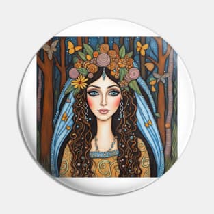 Cher as a fairy in the woods Pin