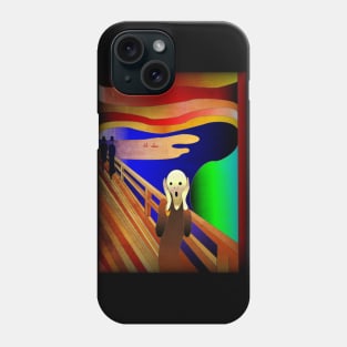 The Scream By Edvard Munch - My Interpretation. Phone Case