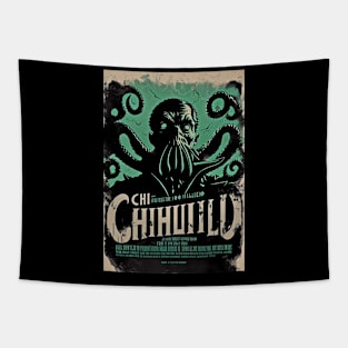 CTHULHU VINTAGE ARTHOUSE FOREIGN MOVIE POSTER 02 Tapestry