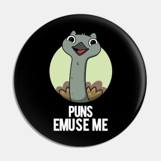 Puns Emuse Me Funny Emu Pun Pin