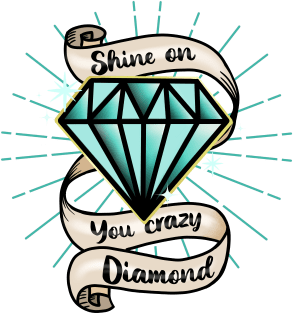 Shine On Vintage Tattoo Design Magnet