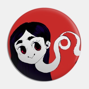 Rokurokubi Long-Neck Woman Yokai Pin