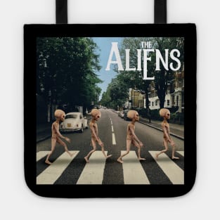 Aliens Abbey Road Tote