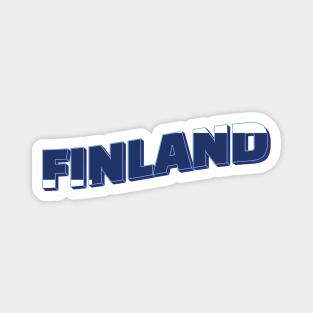 Finland vintage style retro souvenir Magnet