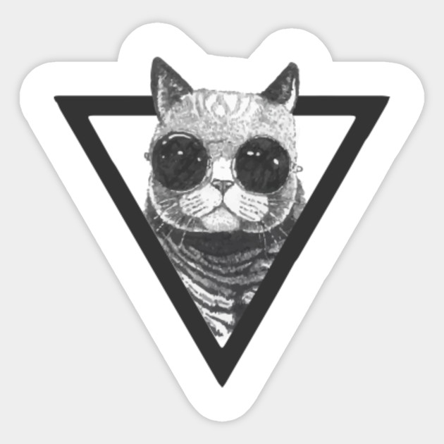 Cool Dad Cat Cat Father Gift Ideas Cat Sticker Teepublic