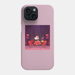 Northern Cardinal Birds Dinner Date Phone Case