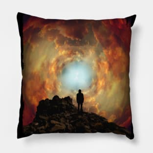 Sunset Clouds Vortex Pillow