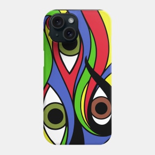 Trippy Eyeball Red Phone Case