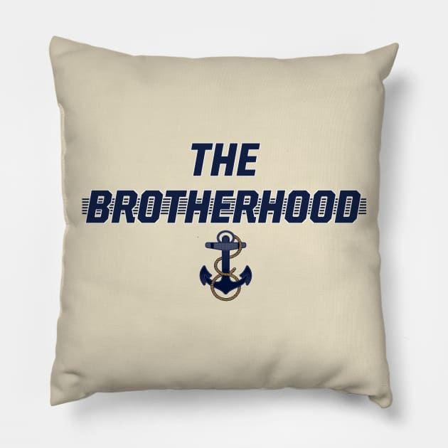 Navy Brotherhood Pillow by StadiumSquad