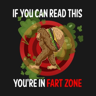 Fart Zone Bigfoot 01 T-Shirt