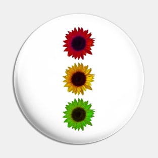 sunflowers semaphore Pin