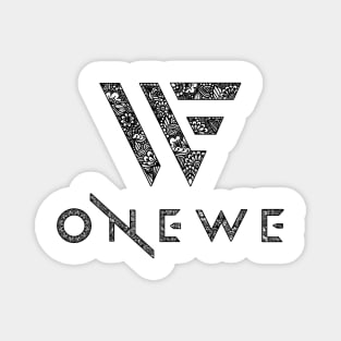 Onewe zentangle logo Magnet