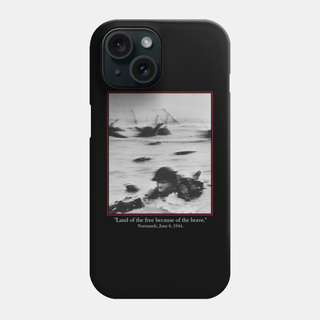 Normandy, June 6, 1944 - WW2 British Soldier Phone Case by Distant War