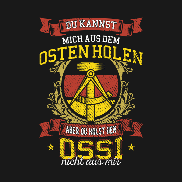 Ossi Sprüche Shirt du kannst mich aus by HBfunshirts