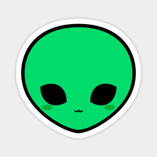 Cute Green Alien Magnet