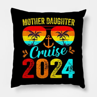 Cruise Trip Mother Daughter Cruise 2024 Vacation Mom Pillow