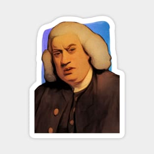 English Writer Samuel Johnson illustration Magnet