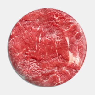 Raw Beef Steak Pin