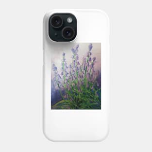 Bluebells watercolour painting Phone Case