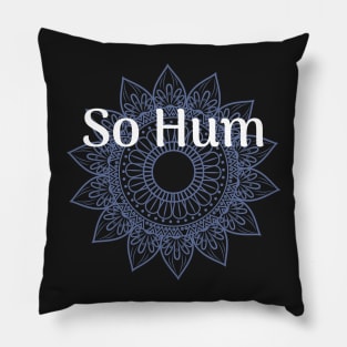 So Hum Sanskrit Mantra Pillow