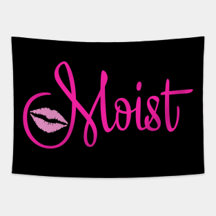 Moist T Pink Logo Tapestry