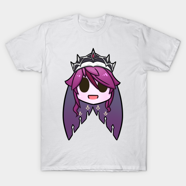 Genshin Impact Rosaria Chibi Head Genshin Impact Rosaria T Shirt Teepublic