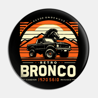 Retro Bronco Pin