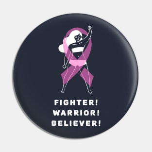 Breast Cancer Warrior Pin