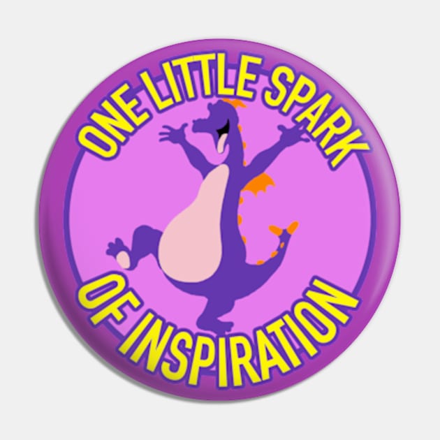 One little spark of inspiration - Figment - Journey into Imagination Pin by LuisP96