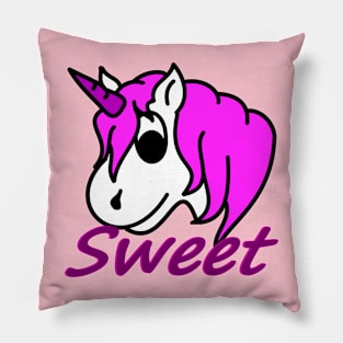 Rosa Einhorn Mädchen Pillow