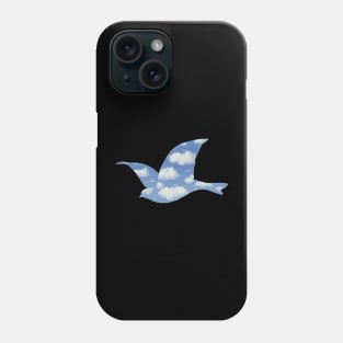 MAGRITTE FLYING BIRD Phone Case