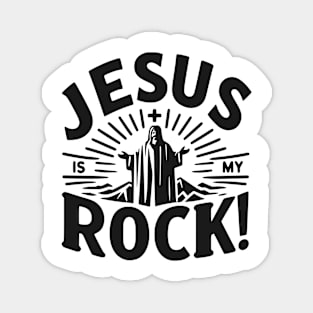 Jesus is My Rock Magnet
