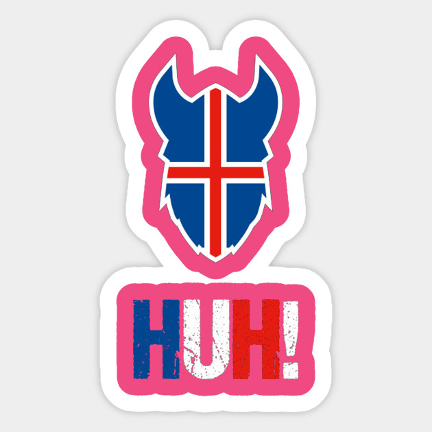 Iceland Football Logo Euro Sticker Teepublic